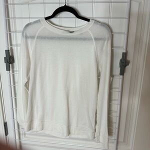 Vince Classic White cashmere blend Top